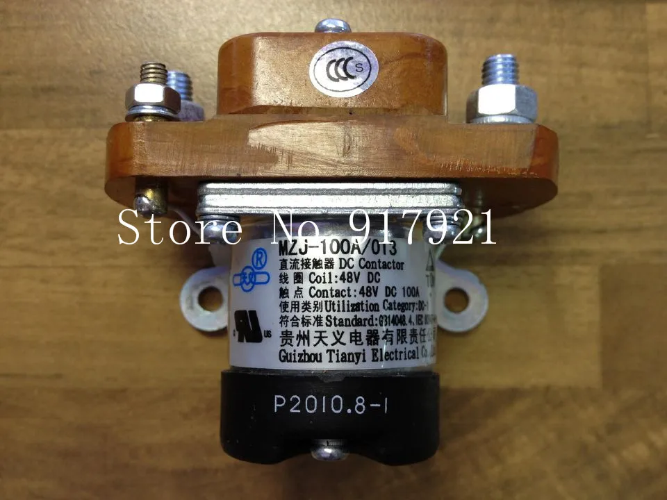 [ZOB] Guizhou Tianyi new MZJ-100A/013 DC contactor relay 100A DC48V  --5pcs/lot