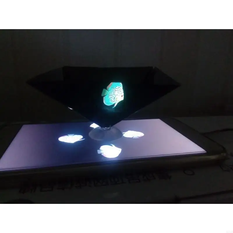 A2UD 3D Hologram Py-Ramid Display Video Video đứng phổ quát cho pH động thông minh
