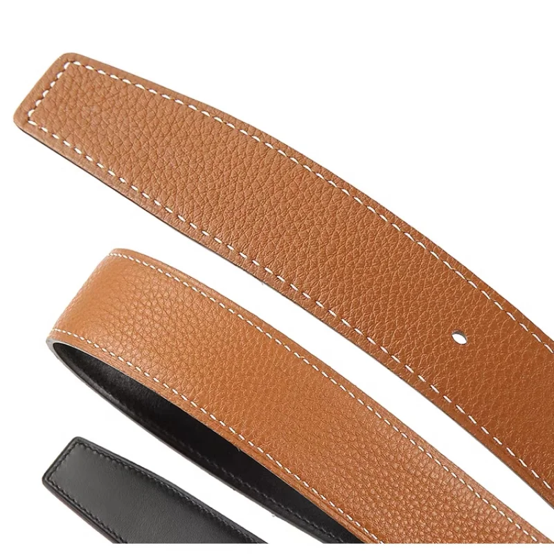 

Ultra-thin double-ended pointed replacement belt without head H for men and women without head 3.8cm/3.2cm