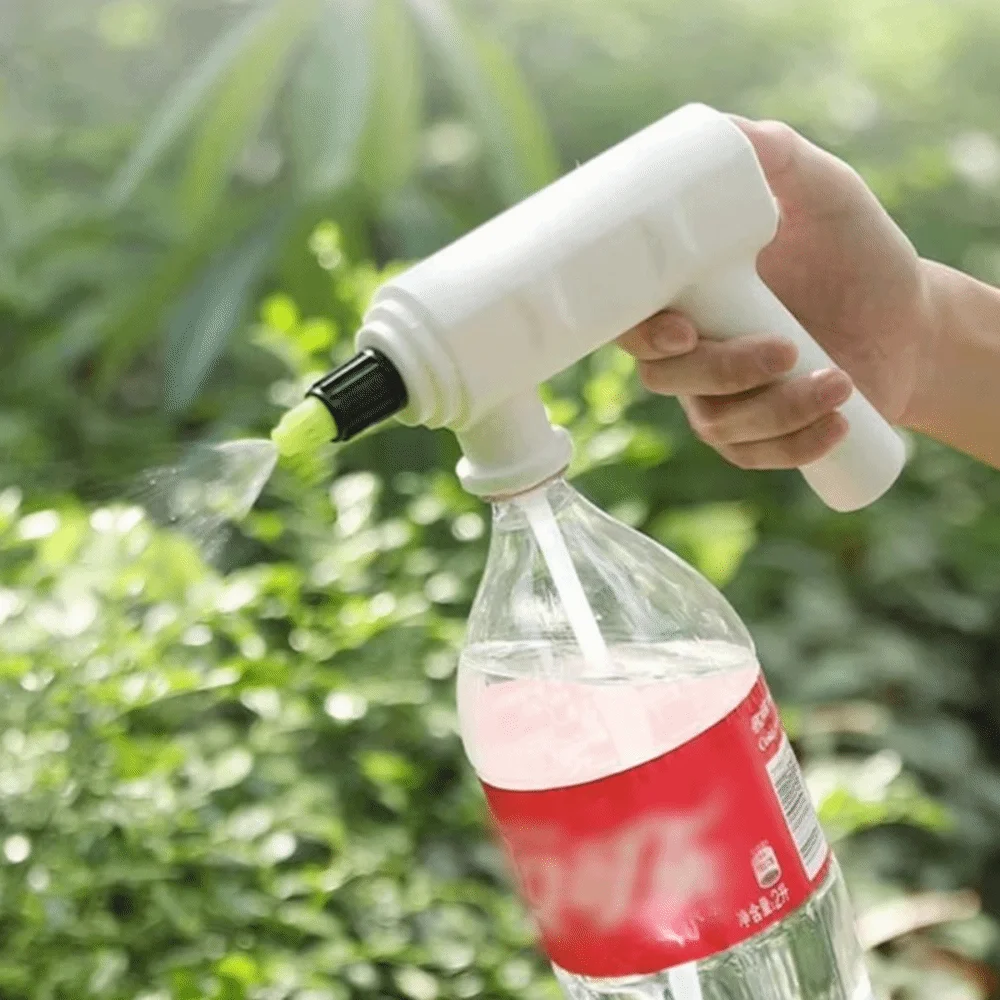 

USB Charging Electric Sanitizing Sprayer Portable Adjustable Nozzle Automatic Watering Fogger Handheld Sprinkler Tool