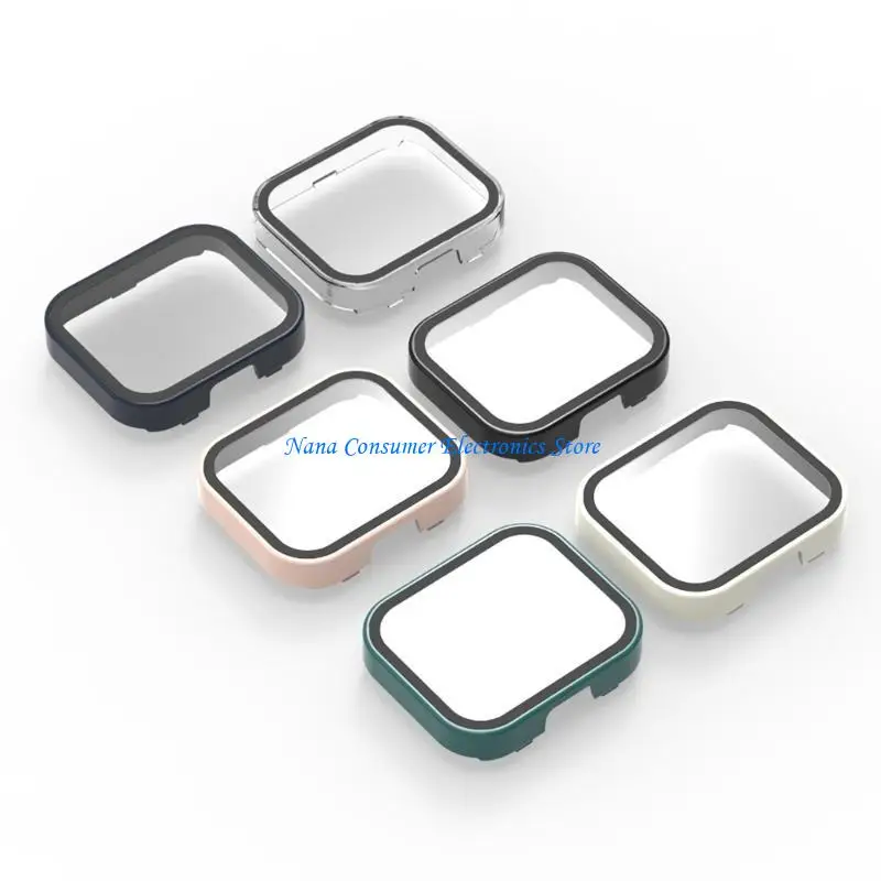 

G7NE Корпус для ПК Чехол для часов Полное покрытие со стеклянной защитной пленкой для часов Watch