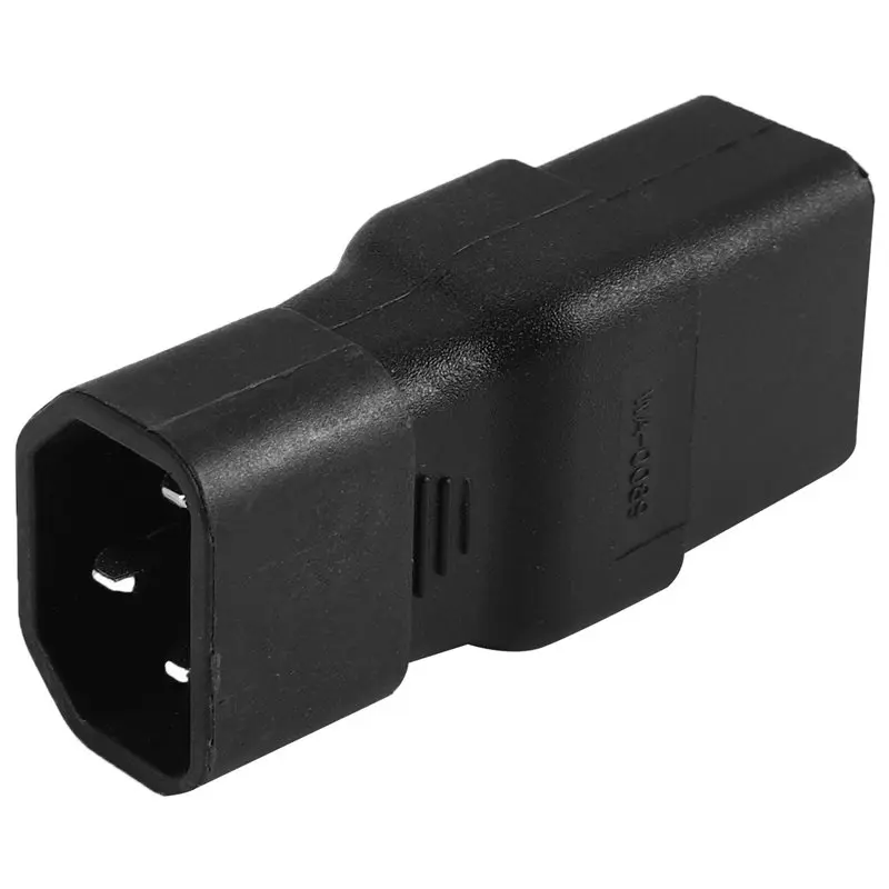 DT17 PDU C14 to Female C19 Adapter 8Pcs, IEC Male C14 to Female C19 Connector, 250V 16A UPS Power Adapter for Server Rack