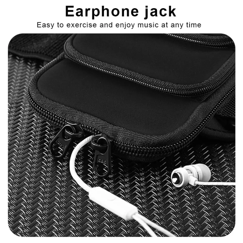 

Three Pockets Running Phone Bags Large Capacity Storage Bag Arm Band Pouch Neoprene Phone Holder Mobile Phone Arm Bag