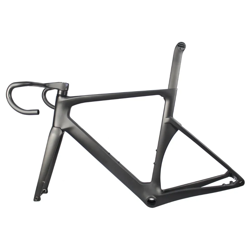 High Quality Disc Road Bike Frame T800 Full Carbon Bicycle Frame  Di2  12*142MM Flat Mount 140mm Disc Brake Bicycle Frame