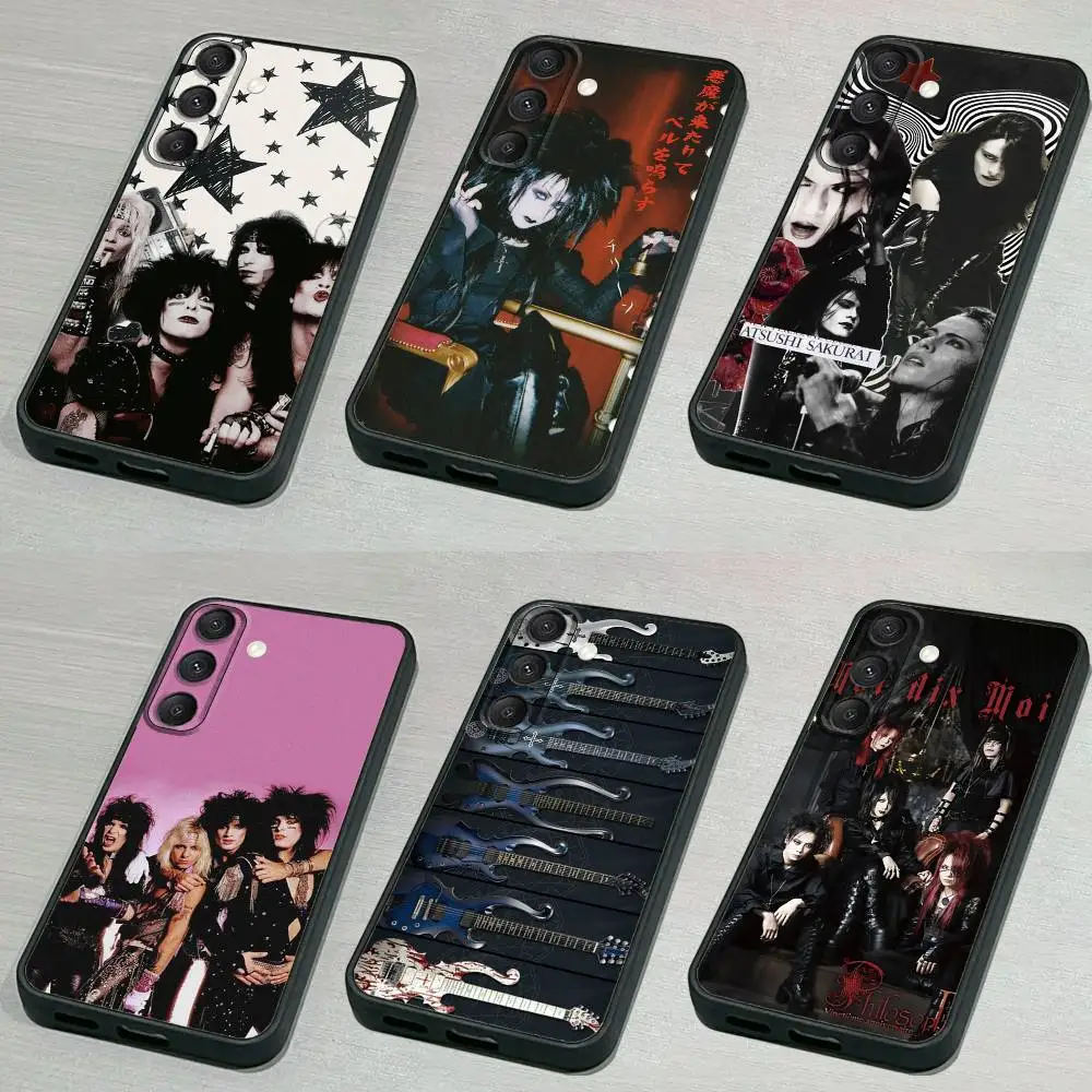 

M-Malice Mizer-s Rock Band Phone Case For Samsung S 25,24,23,22,30,21,10,9,Ultra,Plus,Lite,FE,4,5G Black Soft Case