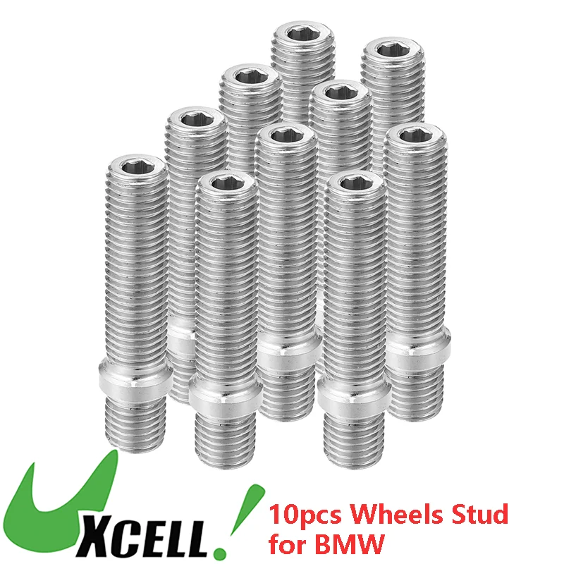 

UXCELL M12x1.5 to M12x1.5 58mm Car Wheel Stud Metal Wheel Bolts Fit for for BMW Z3 (Typ RC) 1996-2002 10 pcs Silver Tone