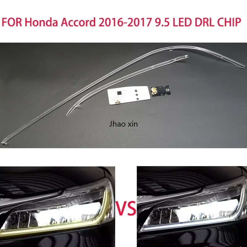 Dla Honda Accord 9.5 2016-2017 LED reflektory samochodowe paski świetlne DRL Angel Eyes Chip statecznik moduł oświetlenia naprawa części