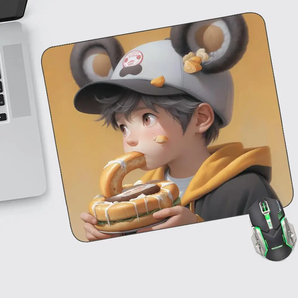 

Kids Mouse Pad Small Gaming Accessories Keyboard Computer Offices Desk Mat Pc Gamer Non-slip Rubber Mousepad