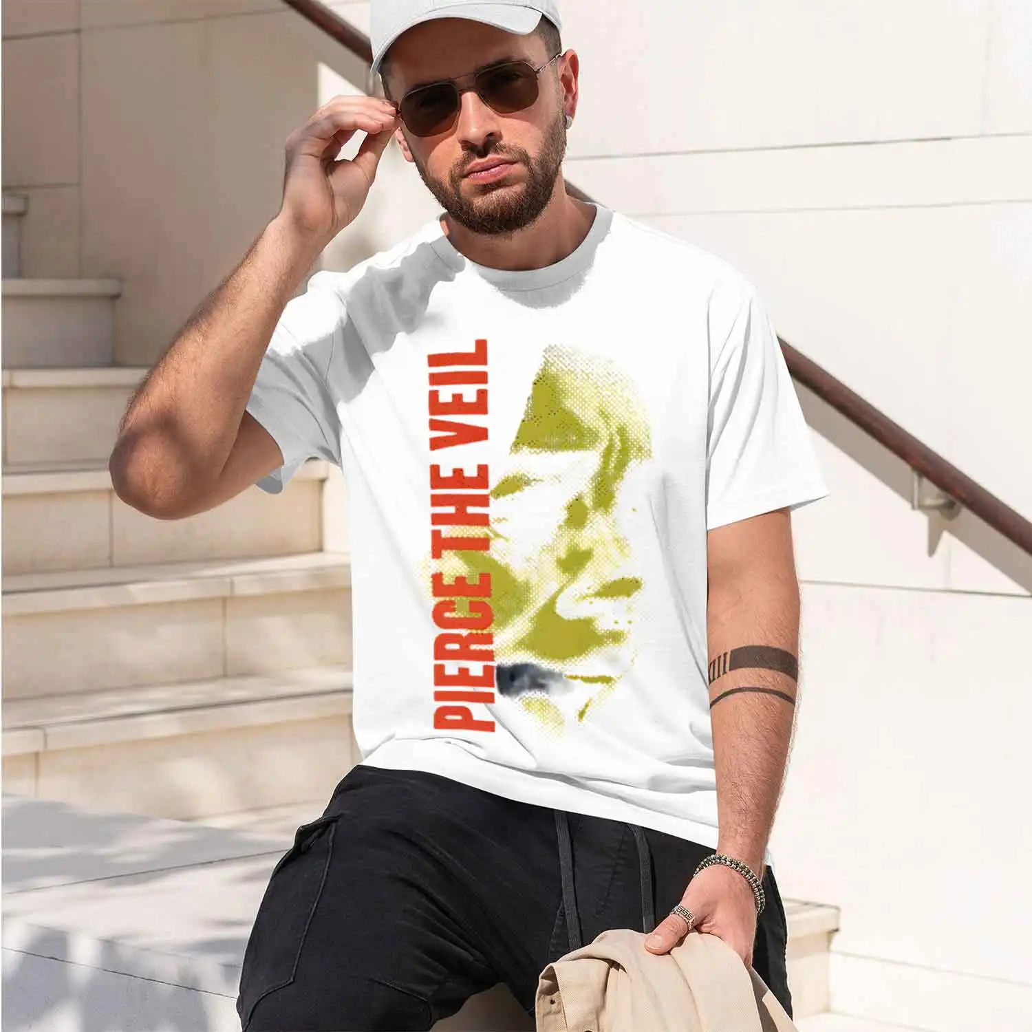 Pierce The Post-Hardcore Emo Rock Trailblazer Alternative Force Womens clothing men's crew neck t-shirt 2026 New Model Men’s Sho