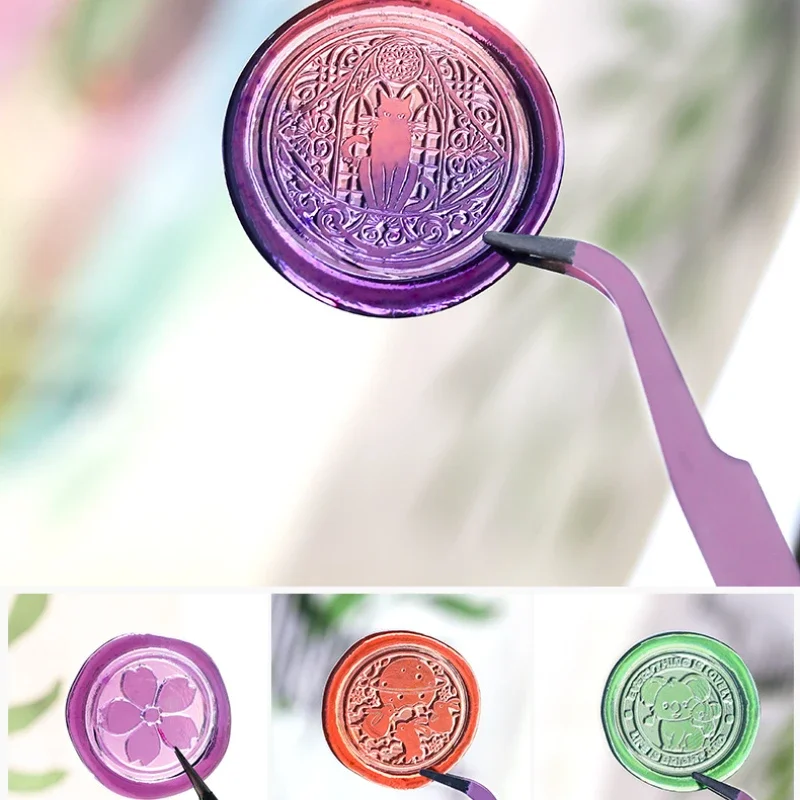 해바라기 화약 왁스 펠렛 가방, 반투명 화약 스탬프, 씰링 재료, 포스트 마크 스크랩북 장식 도구 