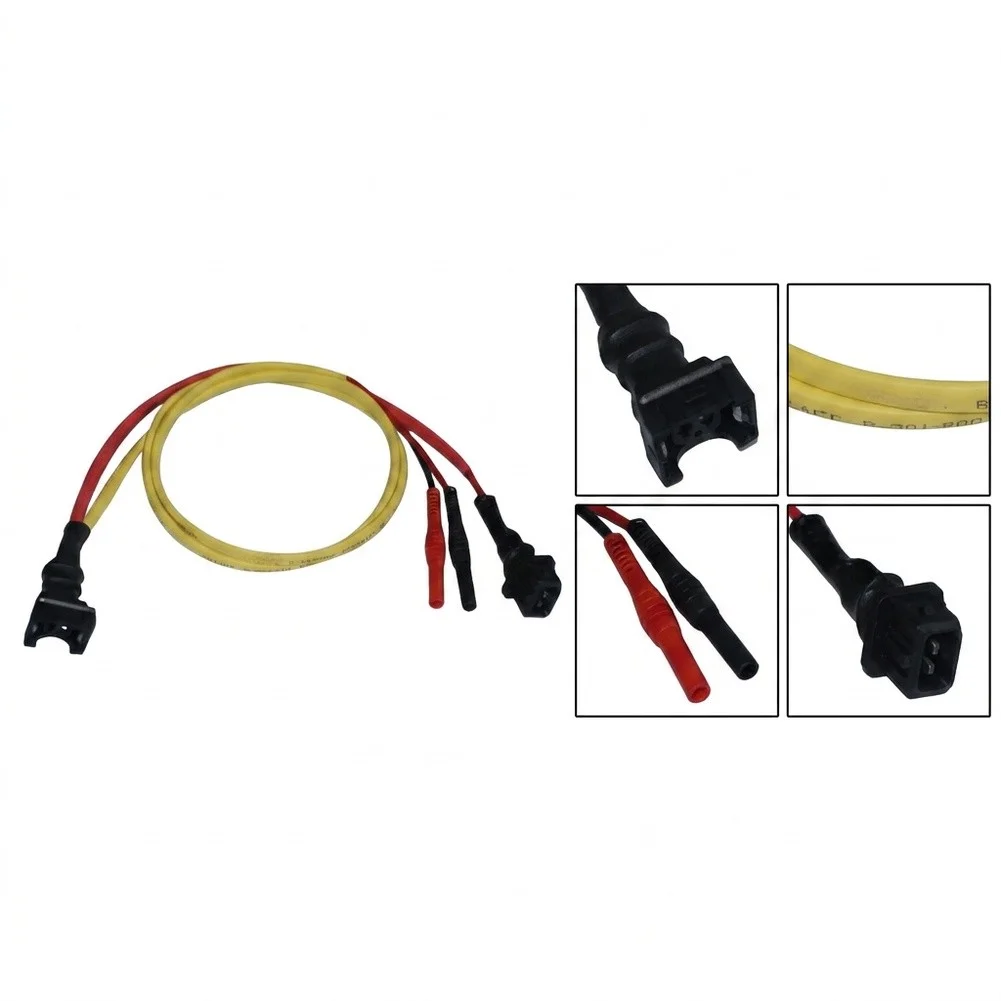 HT301 Automotive Oscilloscope Test Leads 2-Pin, Direct Sensor Connection For Waveform Signal Detection & Analysis