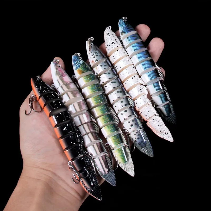 

21.4g Multi Section Bait Wobblers for Artificial Bait Hard Multi Jointed Trout Swimbait Crankbait Lifelike Fishing Lure Tackle