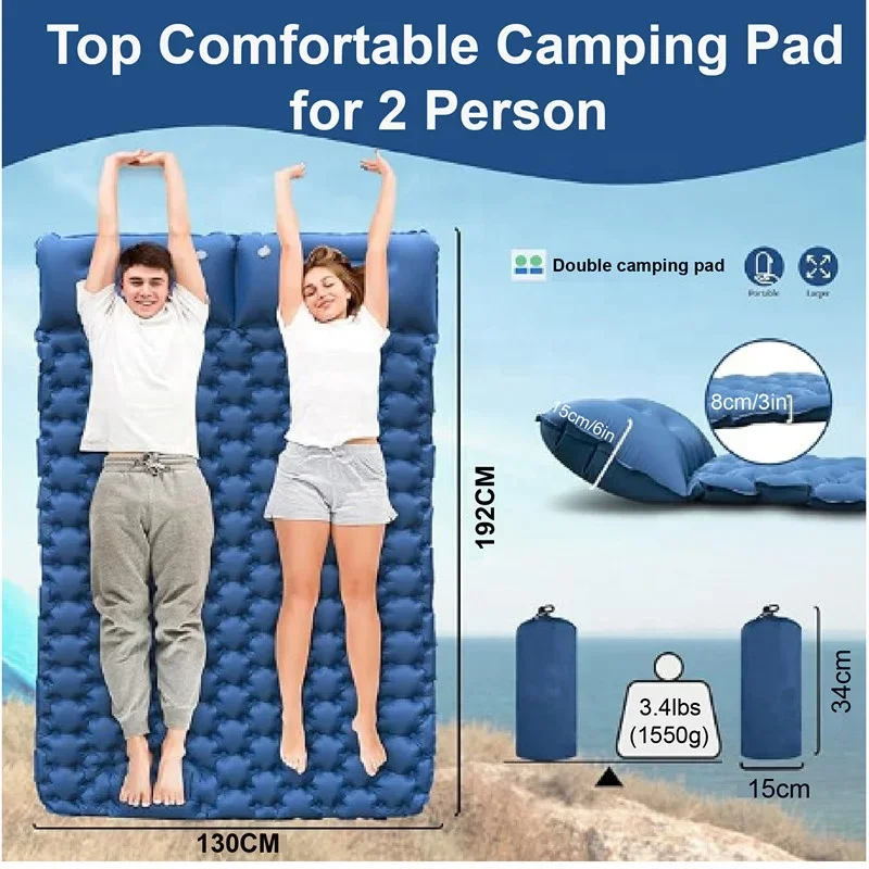 self inflatable bed tpu mattress for tent inflatable mat 2