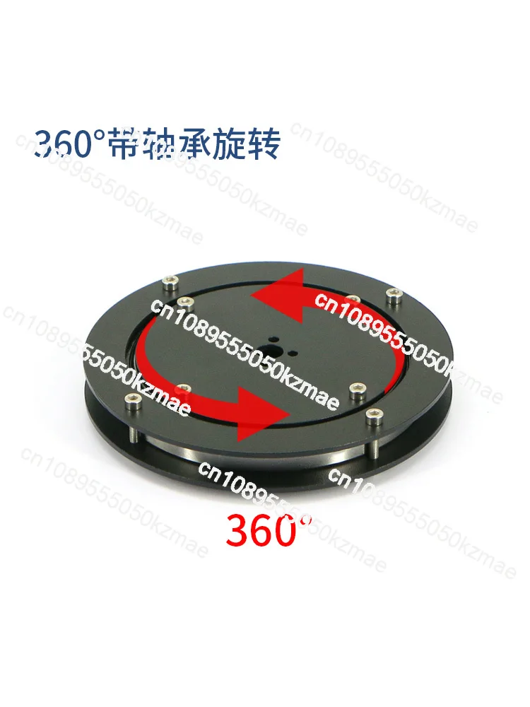 360 Degree Horizontal Turntable with Bearings, 2D Electric Pan Tilt Dedicated All Metal Bracket