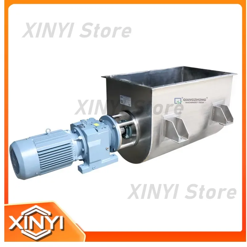 High-End Ribbon Blender Plough Shear Mixer for Horizontal Mixing Industrial Powder Blending Machine for Food Pharma Chemical