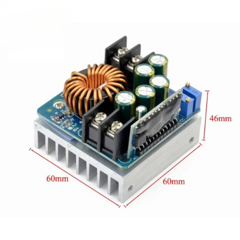 10-60V Input Buck Converter, 0-45V Output 400W 15A Module, Constant Voltage Current Adjustable Power