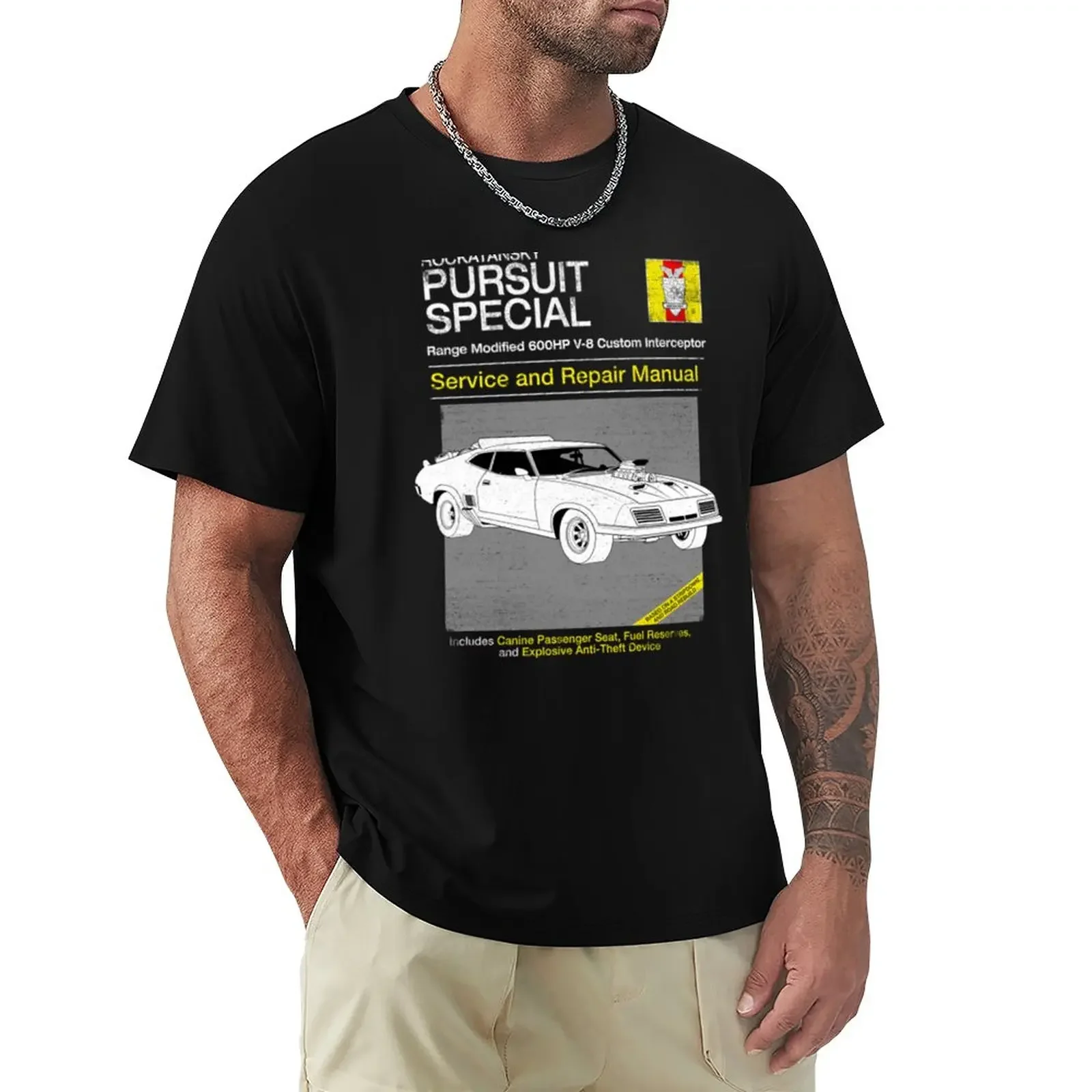 V-8 Interceptor Service and Repair T-Shirt quick drying tees Men's clothing