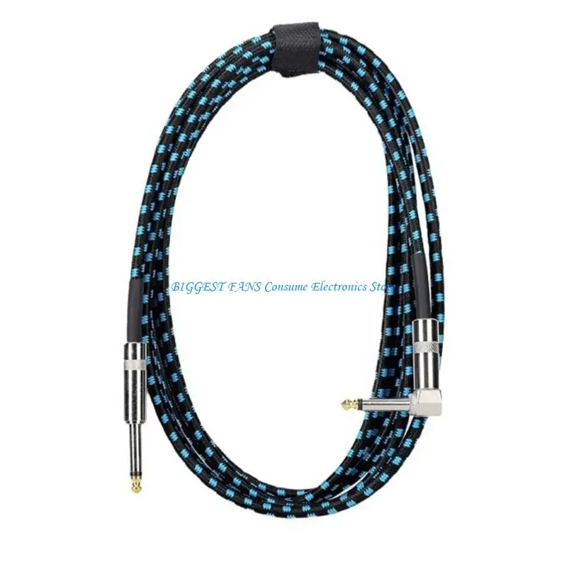

High Fidelitys Instrument Cable 6.35mm To 6.35mm Plugs OFC Cores