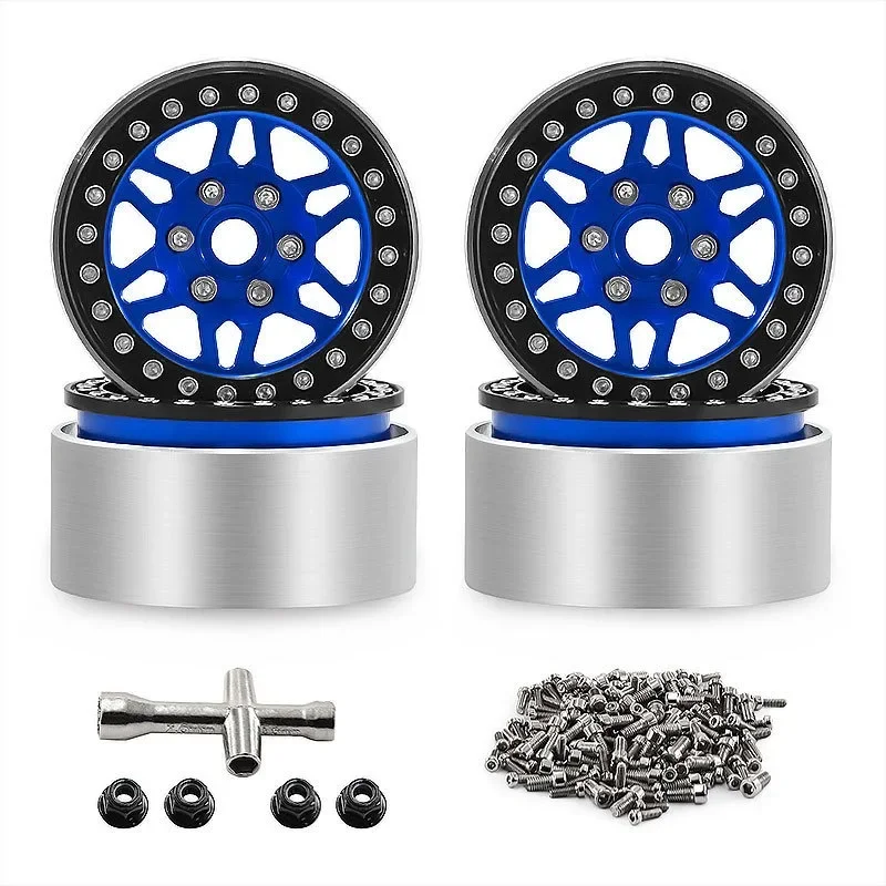 

Metal 1.9 Beadlock Wheel Rim Hub for 1/10 Hsp Redcat Rc4wd WRAITH Tamiya Axial SCX10 D90 HPI RC Car Spare Part