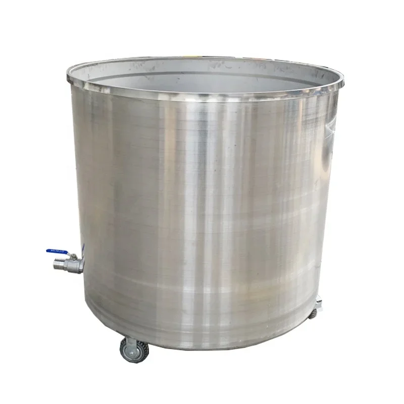 100L 200l 500l 1000l 1500l 2000l Stainless steel removable chemical storage tank equipment with wheels