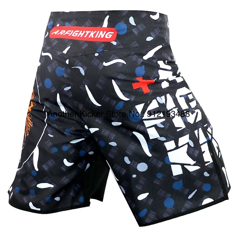 MMA Men's Shorts Jiu Jitsu Shorts for BJJ No Gi Grappling Wrestling Tiger Muay Thai Boxing Sparring Kickboxing Training Shorts