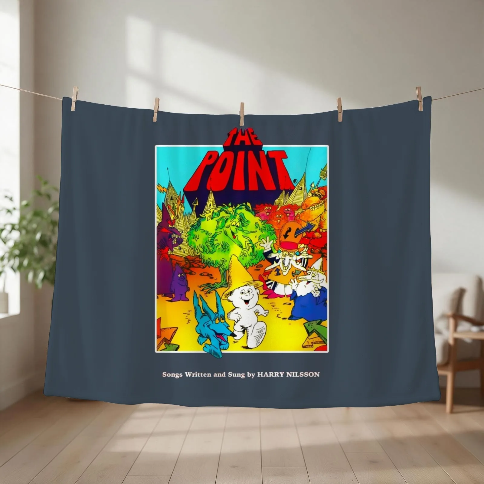 Harry Nilsson The Point Throw Blanket couch cozy soft plush fuzzy picnic outdoor blanket