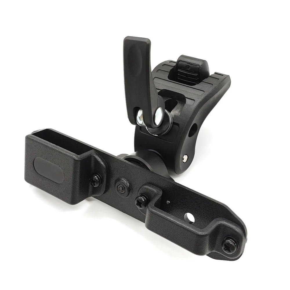 มือ PTT ไมโครโฟน + ผู้ถือ Moto จักรยาน Walkie Talkie บนจักรยานรถจักรยานยนต์กระจกมองหลัง Mount สําหรับวิทยุสองทาง