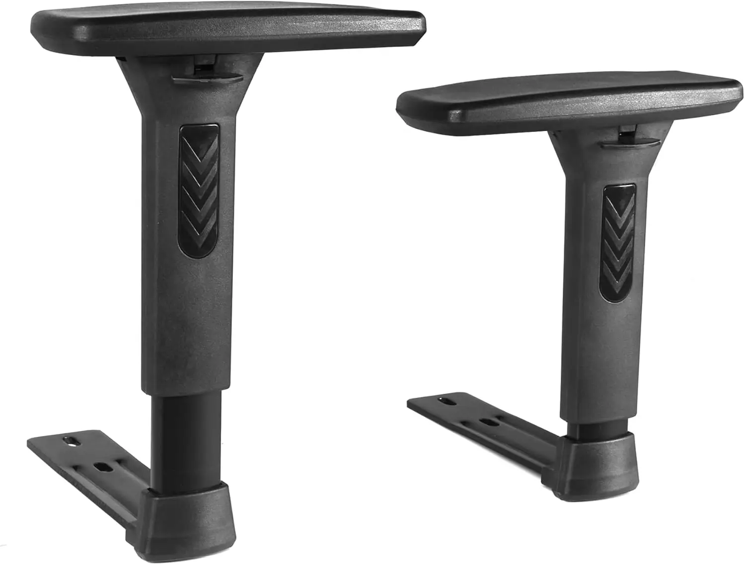 

Height Adjustable Chair Armrest Pair, Gaming Boss Chair Arms Set Replacement,Black (3D)