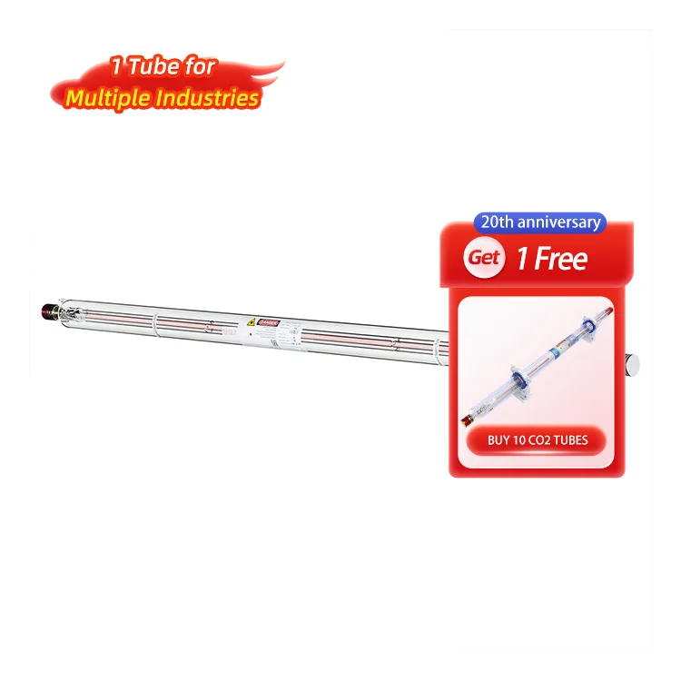 

Yongli CO2 Laser Tube 90W 100W 130W 150W 160W 180W Buy 1 Get 1 Free O2 Tube Equipment Parts For Cutting Engraving Machine