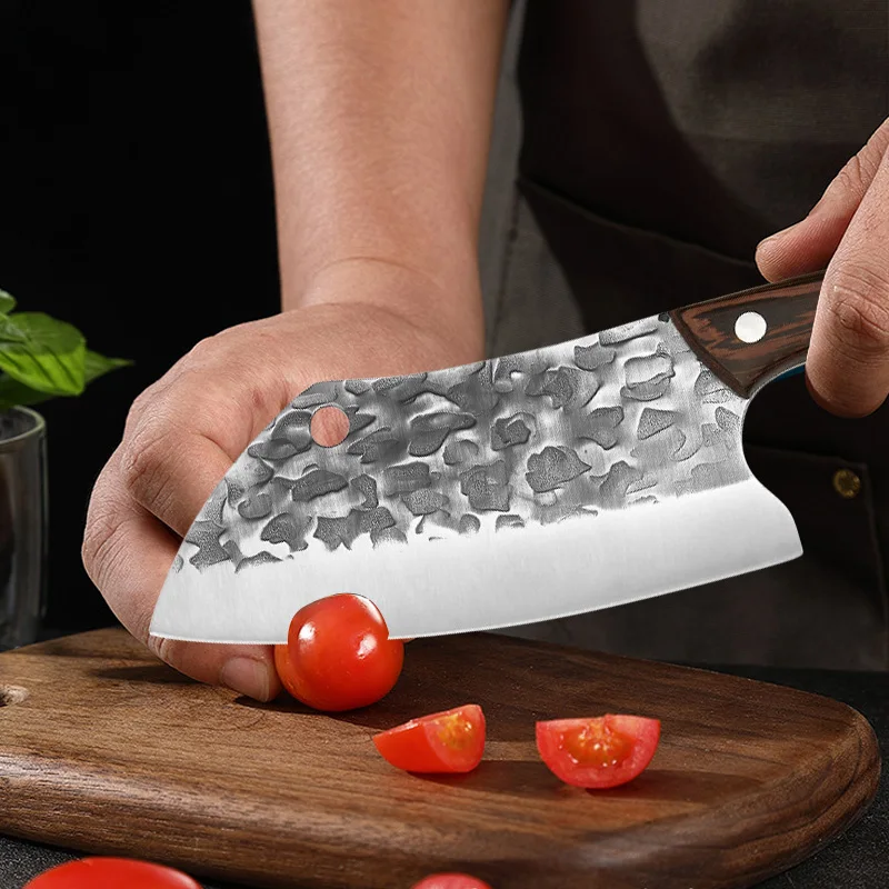 Butcher Knife Handmade Forged Meat Cleaver Boning Knife Stainless Steel Kitchen Fish Cooking Knife Professional Chef Knives