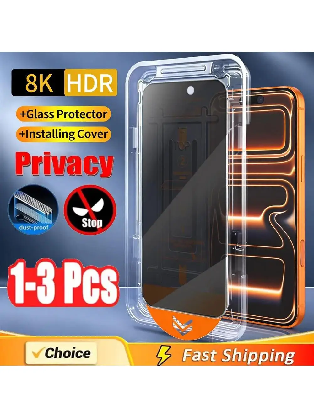 

5Pcs Dust Free Installation Privacy Screen Protector for Redmi A1 A2 Plus A4 A3x K50i A4 5G Anti-spy Peeping Tempered Glass Film