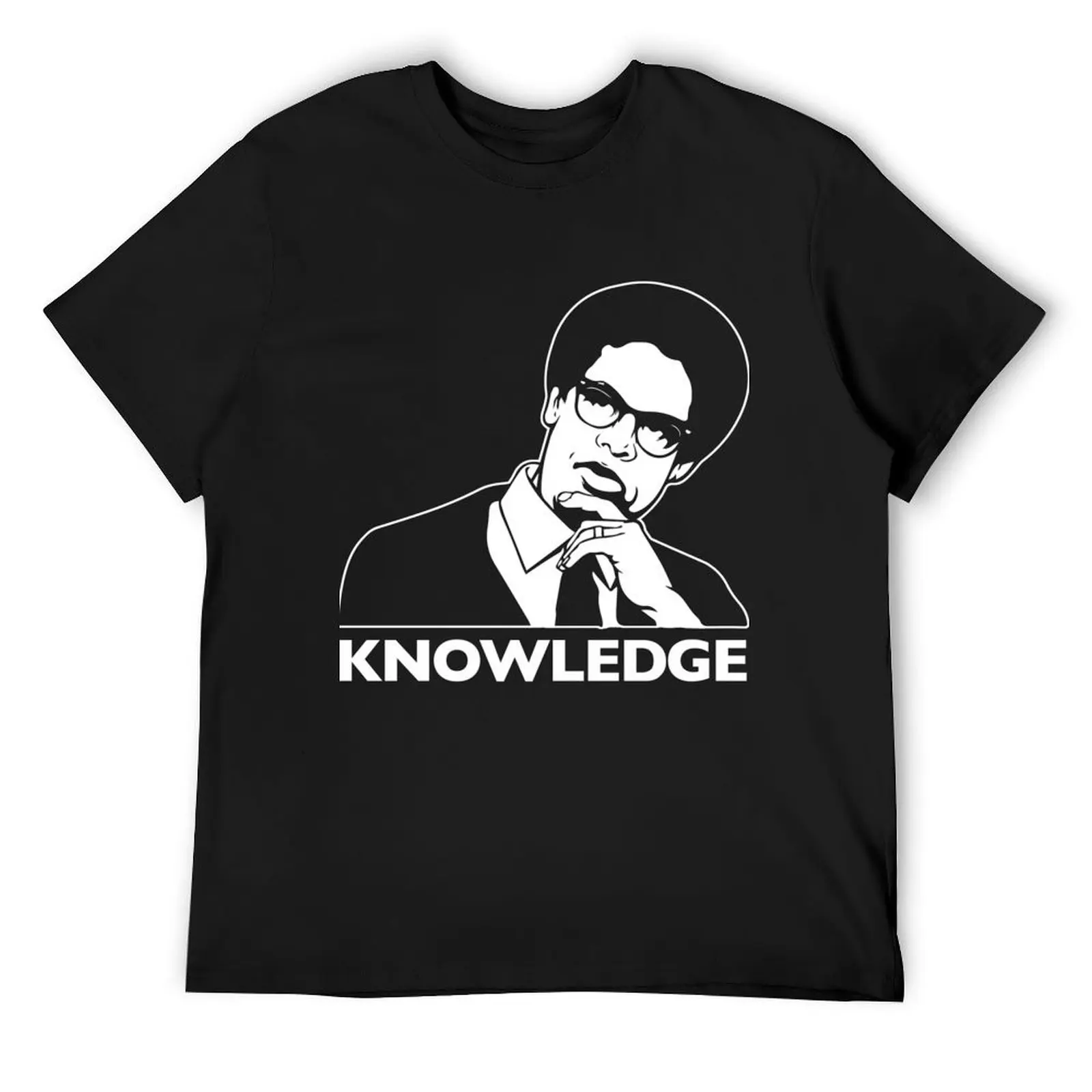 Sowell Knowledge Relaxed Fit T-Shirt Blouse vintage clothes blacks quick-drying mens t shirts top quality