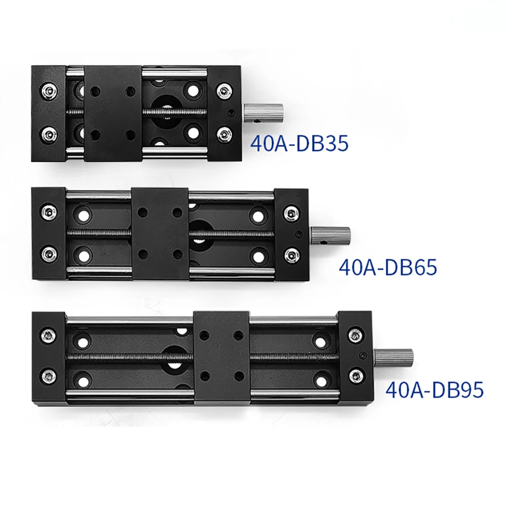 40x25MM Manual X-Axis Linear Stage Fine‑Tuning Precision Sliding Table Micro Translation Stage Experiment Platform