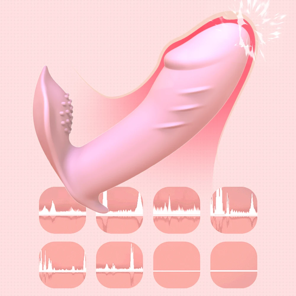 Wearable Dildo Vibrators Pink Silicone Vibrator Fake Penis Vagina G-Spot Clitoris Stimulator Dildos Sex Toys for Womans