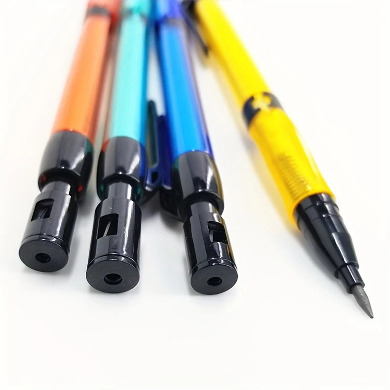4 Farben, 2,0 mm Druckbleistift, kommt mit einem Bleistiftspitzer, 2B-Bleikern, Kunst, Skizzieren, Malen, Schreiben, Schreibwaren – Detail 3