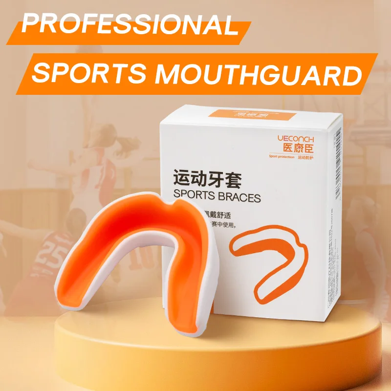 Sports Braces for Teeth Basketball Football Boxing EVA Dental Braces for Intense Exercise Oral Inner Cheek Tongue Protection