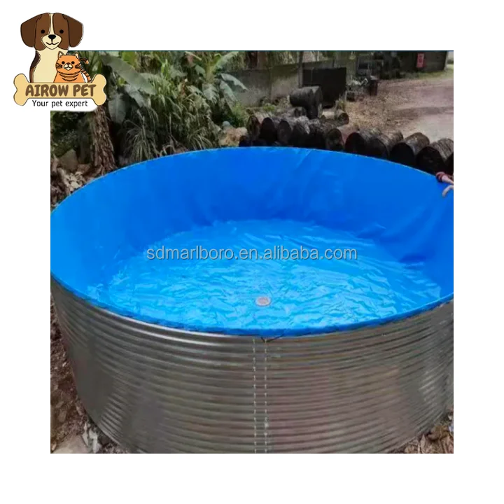 AIROW Hot Sale Fish Farming Ponds  Collapsible Water Tank Large Plastic Fish Tanks Manufacturer