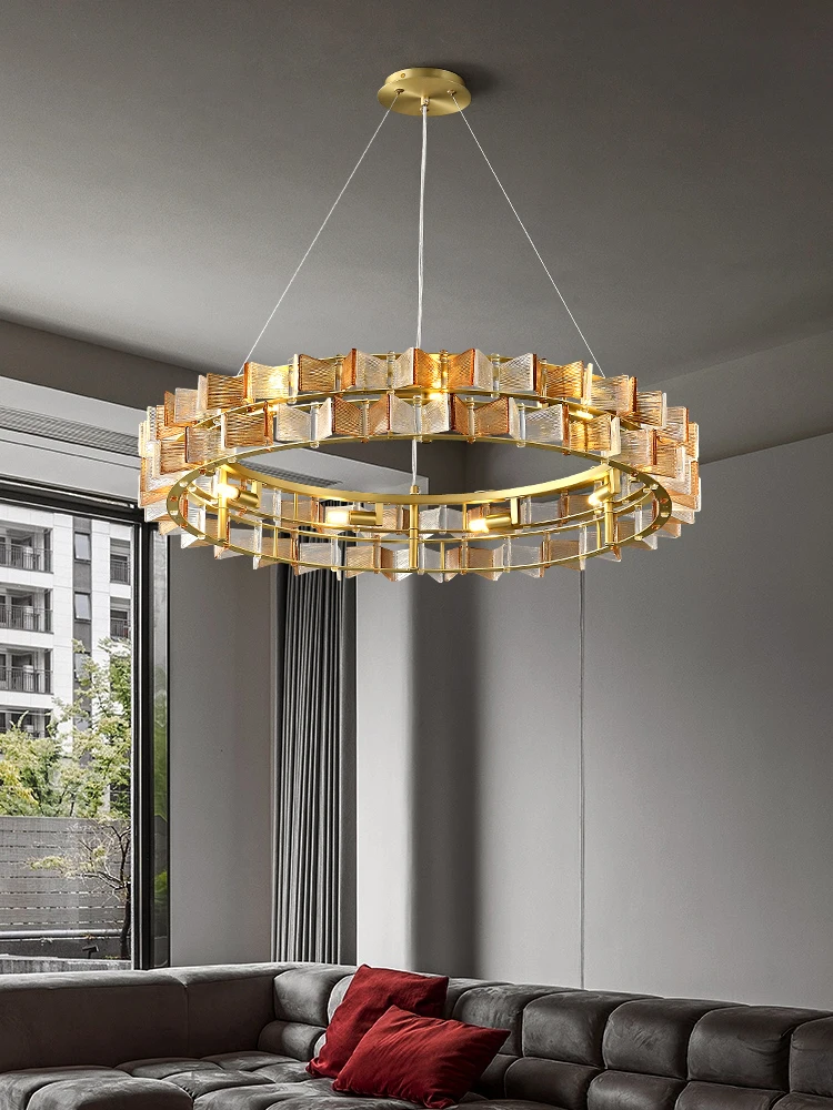 Nordic Luxury Designer Chandelier American Style Pendant Lamp For Living Room Restaurant Island Bedroom Atmospheric Art Lighting