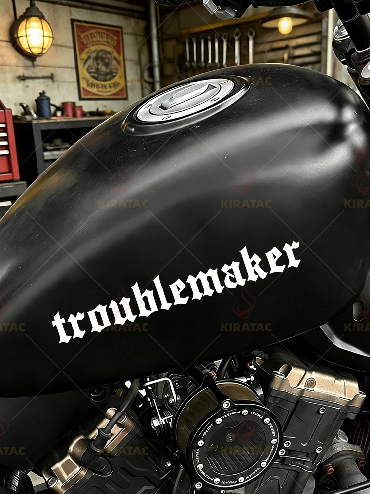 AliExpress NONE 1PC Troublemaker Motocycle Helmet Stickers Waterproof for DIY Fairing Fuel Tank Scooter Bicycle Decor Self-adhesive Vinyl Decals