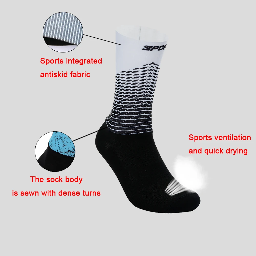 2023 Professional Cycling Socks Breathable Road Bicycle Socks Outdoor Sports Racing Bike Compression Socks