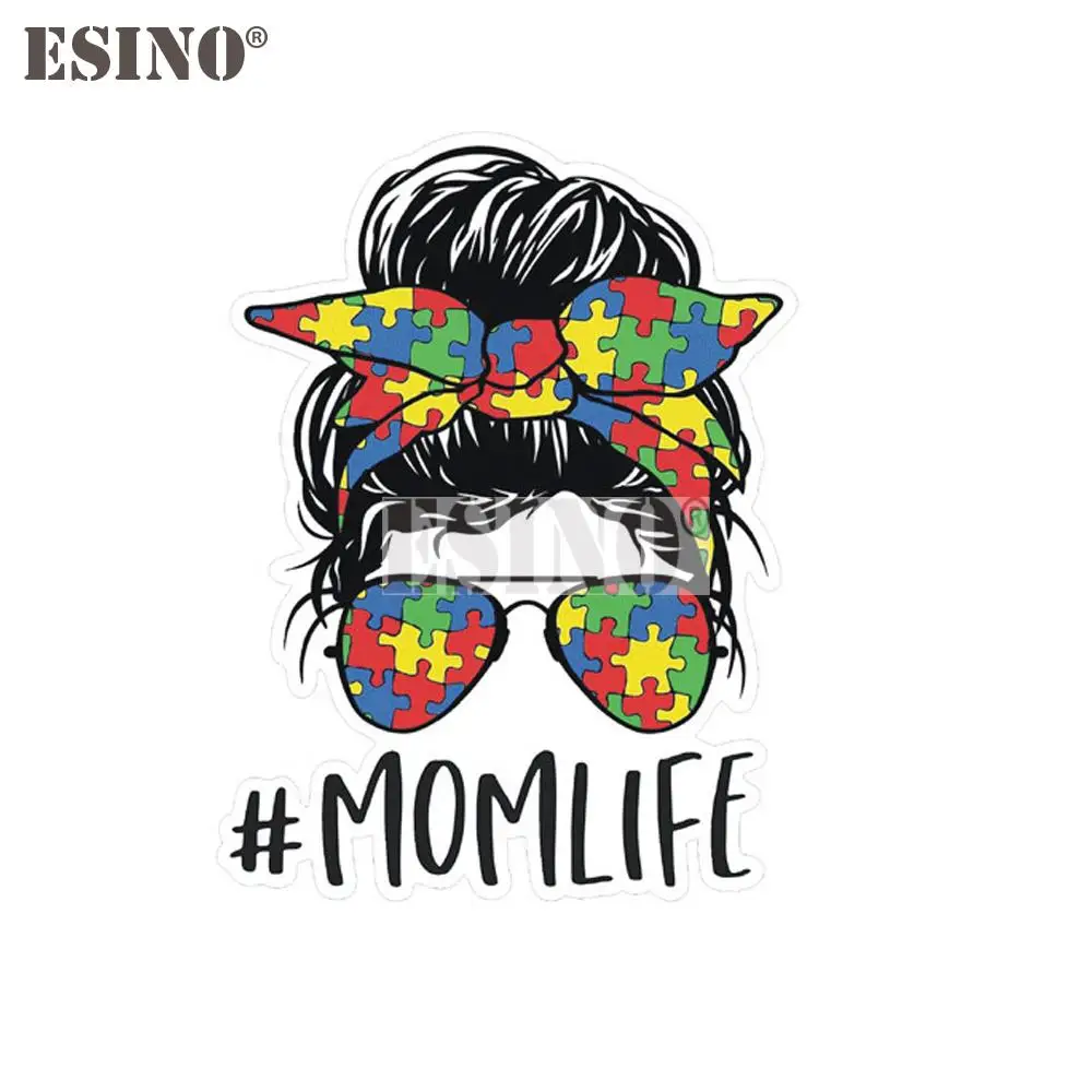 

Стайлинг автомобиля аутизм Мама Жизнь любовь от аутизма творческий декоративный клей ПВХ водонепроницаемый стикер автомобиль весь корпус виниловая наклейка