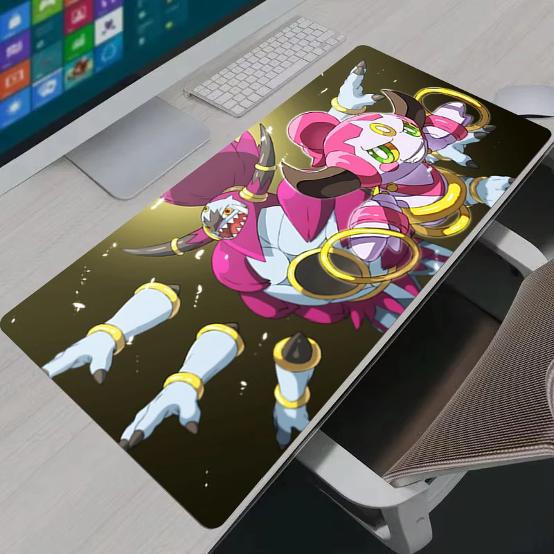 Mouse Pad Large P-pokemon Hoopa Gaming Accessories Computer Gamer Keyboard Pad Rubber Base Mouse Mat Lockedge Desk Mousepad