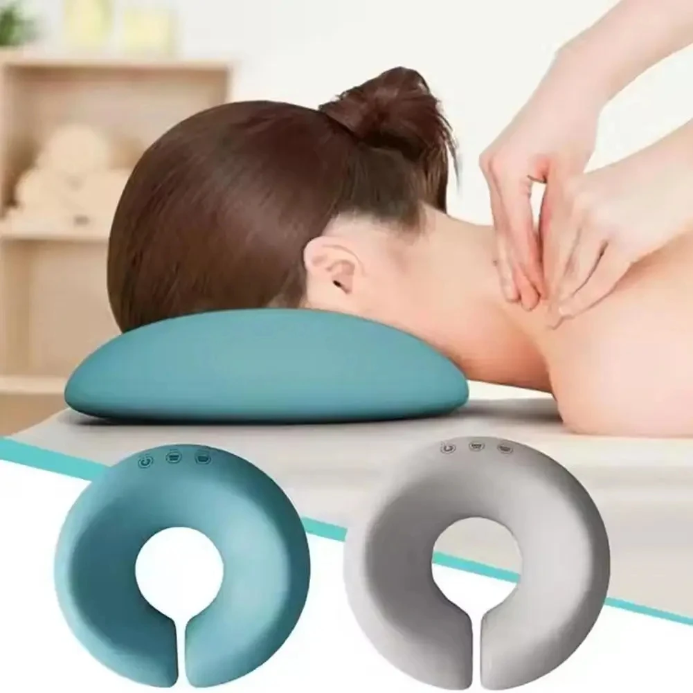 Memory Foam Face Down Massage Pillow U Shaped Spa Bed Headrest Cushion With Hole For Beauty Salon Massage Table
