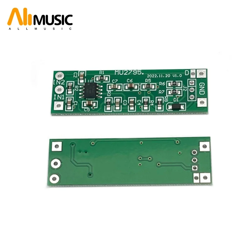 6Pcs PCBA for Single Coil Pickup Active Pickup Building 50.2x15.7mm IC-TL-061C Pickup Parts for Electric Guitar