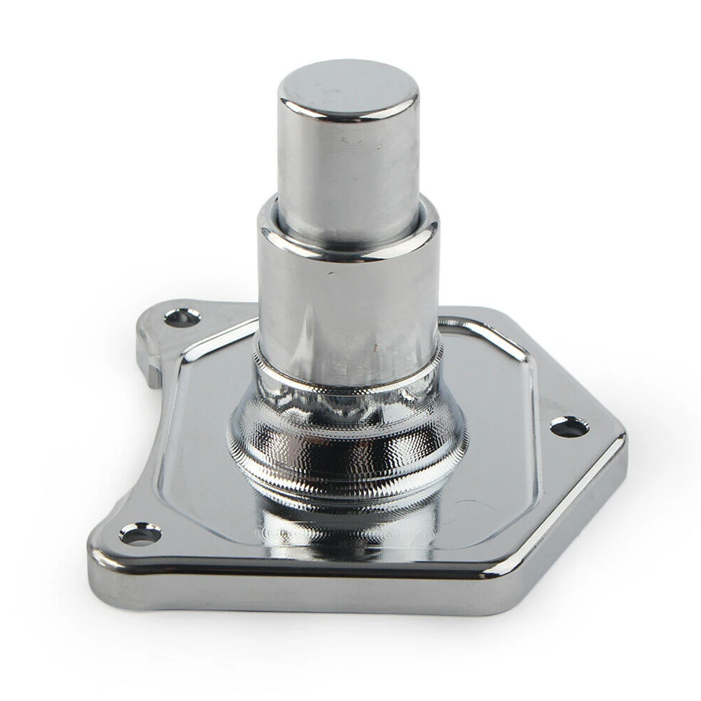 

Chrome CNC Solenoid Cover Push Button Starter Switch for Big Twin Models 1991 2017 Easy Installation with Custom Features
