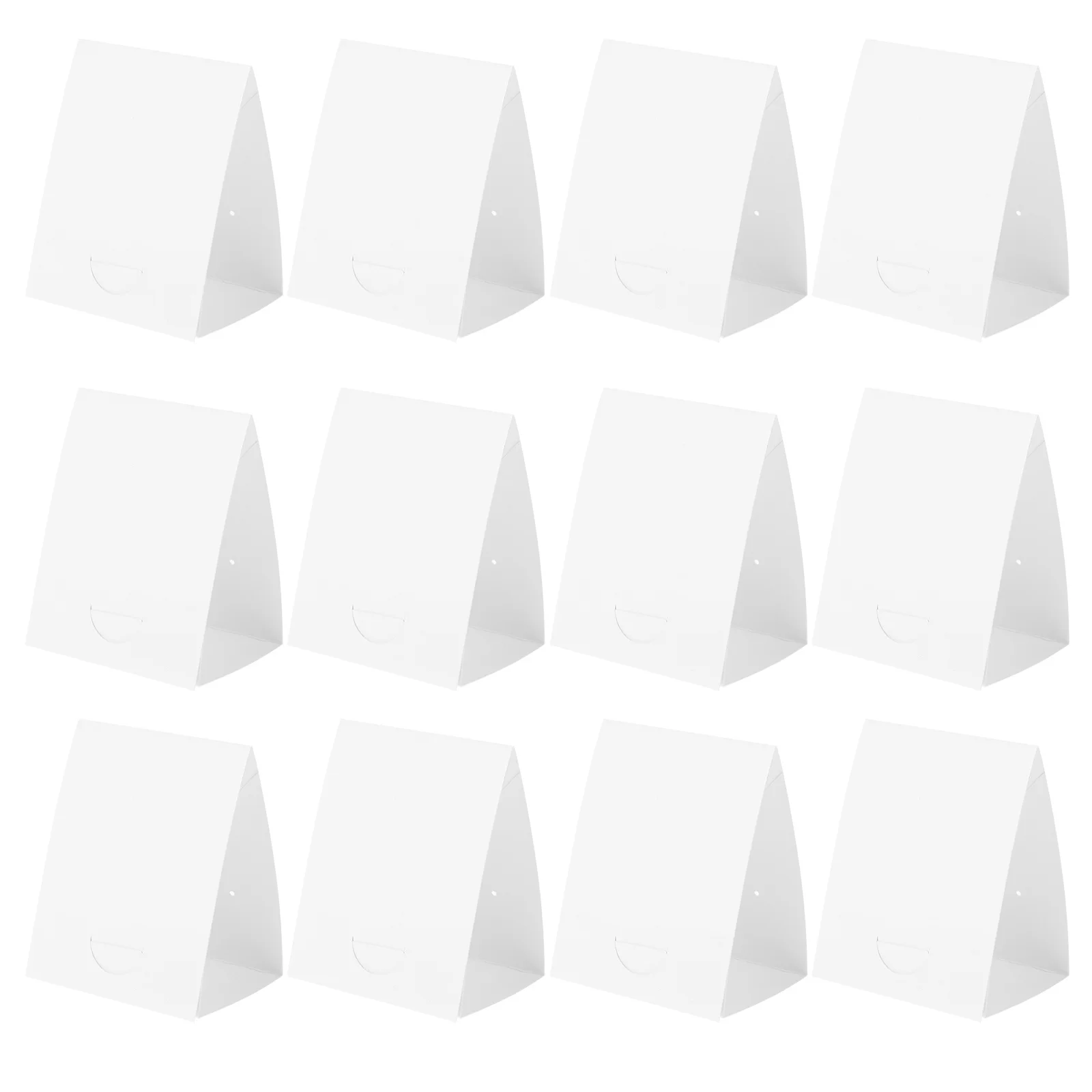 

100Pcs Earring Packaging Cards Paper Jewelry Display Holder Stand Earring Cardboard Holder for Earrings Necklaces Storage