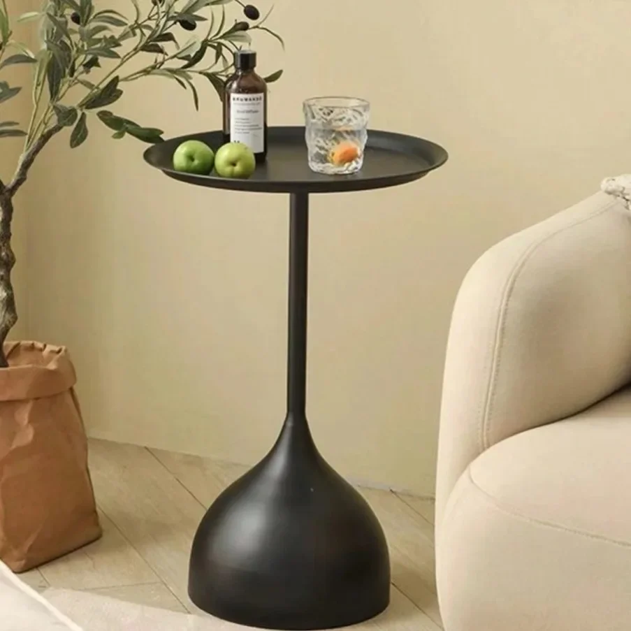 Sofa Small Side Table Nordic Coffee Table  SimpleIron Art Small Round  Bedside Table Mesa for Front Door  Livingroom