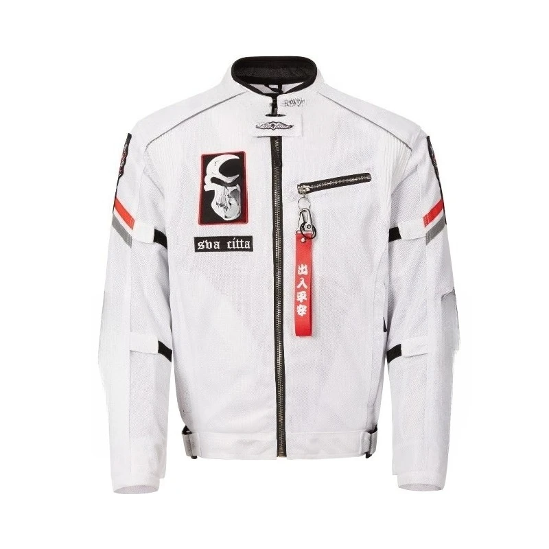 

Motorcycle cycling suit men's summer breathable sports universal black spot retro