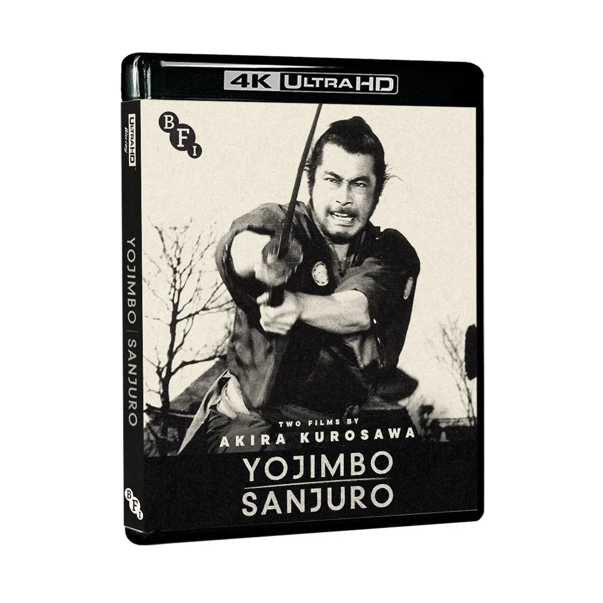 4K UHD The Bodyguard/Yojimbo + Sanjuro Kurosawa Movie 2 Disc Blu-ray PS5 Compatible XSX Dolby Vision - zdjęcie 1