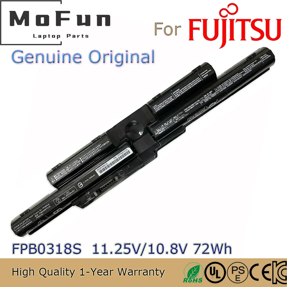 

Brand New Original FPCBP446 10.8V 72Wh Laptop Battery for Fujitsu Lifebook E734 E736 T725 T726 FPB0318S FPB0344S FMVNBP236